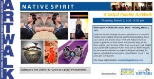 Native Spirit ArtWalk for March 2017
